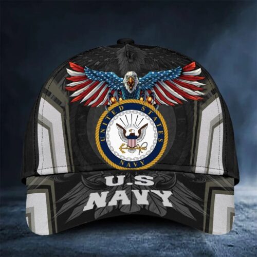 Eagle US Navy Hat Unique US Navy Ball Cap USN Patriotic Gift For Navy Men