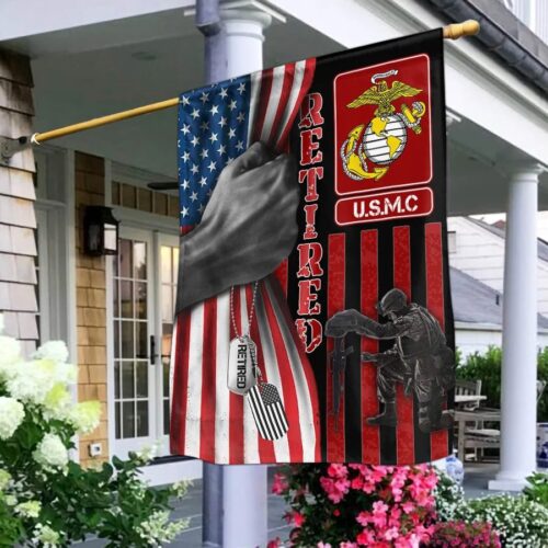 U.S MARINE CORPS RETIRED - FLAG