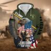 VETERAN UXVET33-AM Premium Microfleece Zip Hoodie