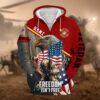 VETERAN UXVET31-MC Premium Microfleece Zip Hoodie