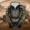 VETERAN UXVET28-AF Premium Microfleece Zip Hoodie