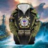VETERAN UXVET28-VTR Premium Microfleece Zip Hoodie