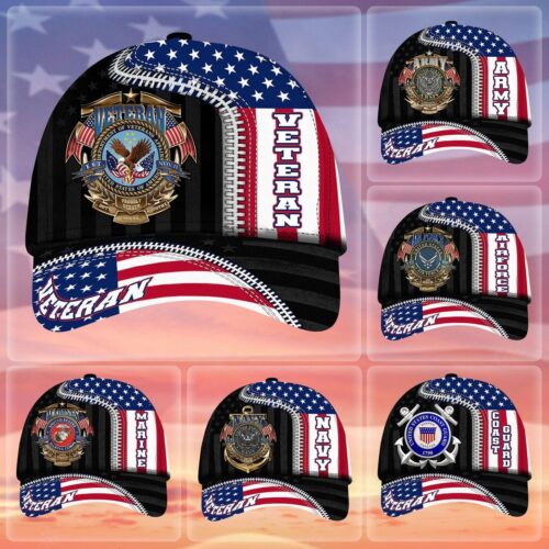 PREMIUM UNIQUE U.S VETERAN CAP UXVET73CA