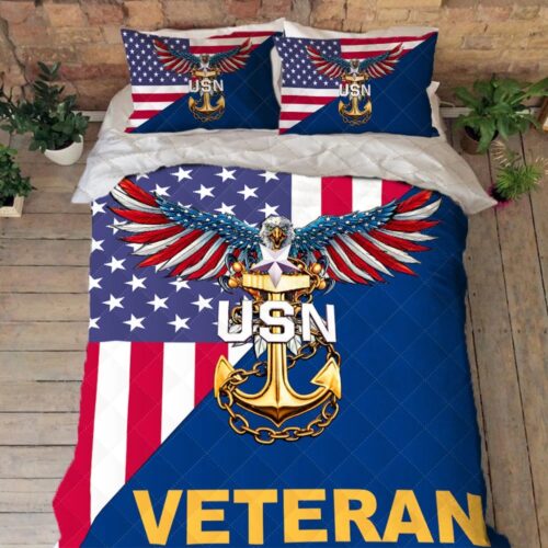 VETERAN UXVET44BD Quilt Bedding Set