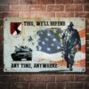 US Army Special Forces Metal Sign