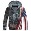 VETERAN DBA-VTR-11 Premium Heavy Fleece Zip Hoodie