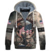 VETERAN HBL-VTR-06 Premium Heavy Fleece Zip Hoodie