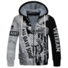 NAVY HLT-1012-NV-01 Premium Heavy Fleece Zip Hoodie