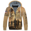 ARMY HLT-1210-AR-02 Premium Heavy Fleece Zip Hoodie