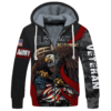 ARMY HLT-2511-AR-01 Premium Heavy Fleece Zip Hoodie