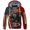 ARMY HLT-0212-AR-01 Premium Heavy Fleece Zip Hoodie