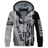 AIR FORCE HLT-1510-AF-02 Premium Heavy Fleece Zip Hoodie