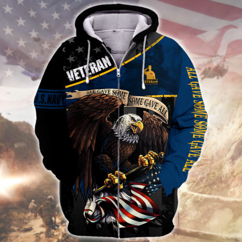 NAVY NTD-2810-NA-01 Premium Microfleece Zip Hoodie