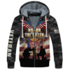 VETERAN DBA-VTR-21 Premium Heavy Fleece Zip Hoodie