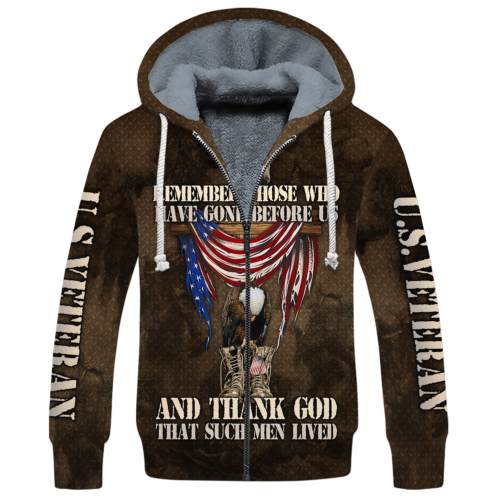 VETERAN NV-VTR-46 Premium Heavy Fleece Zip Hoodie