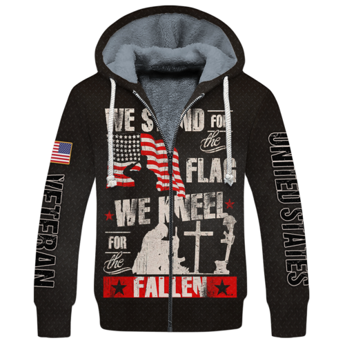 VETERAN NV-VTR-43 Premium Heavy Fleece Zip Hoodie