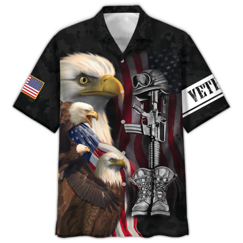 VETERAN UXVET31-AF Premium Hawaiian Shirt