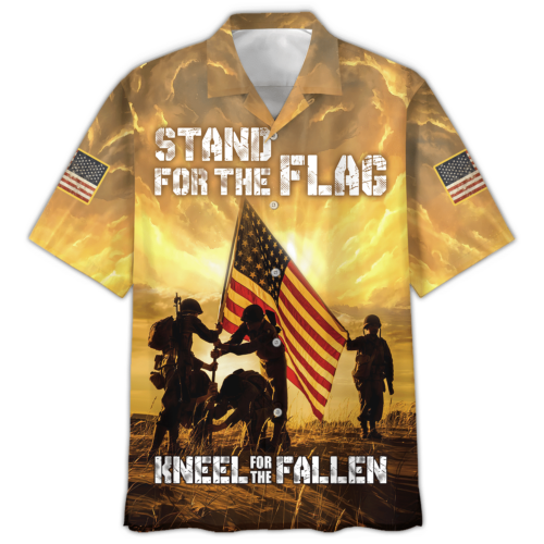 VETERAN UXVET27-CG Premium Hawaiian Shirt