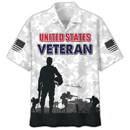 VETERAN UXVET31-AF Premium Hawaiian Shirt