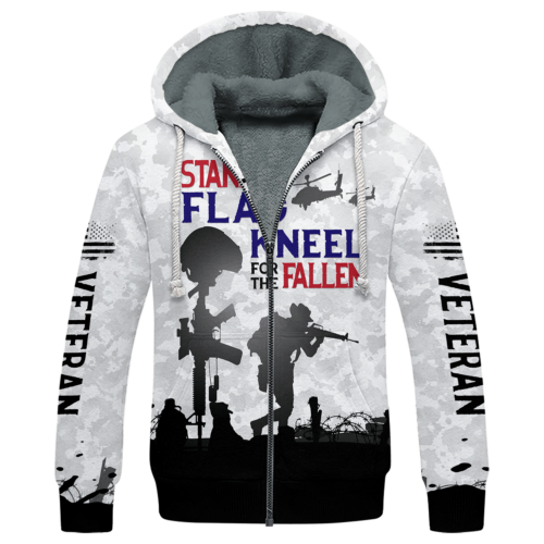 VETERAN NV-VTR-43 Premium Heavy Fleece Zip Hoodie