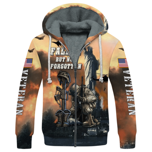 VETERAN NV-VTR-42 Premium Heavy Fleece Zip Hoodie