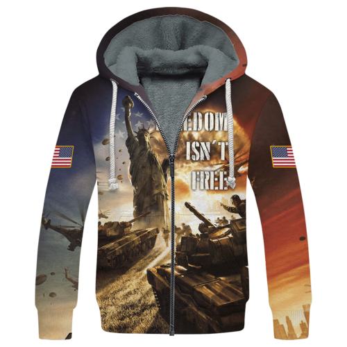 VETERAN NV-VTR-43 Premium Heavy Fleece Zip Hoodie