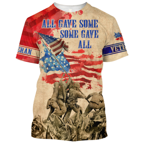 New Release Father Day U.S. Army Veterans Premium T-Shirt All Over Prints Gift Loves BLVTR250424A03AMTS