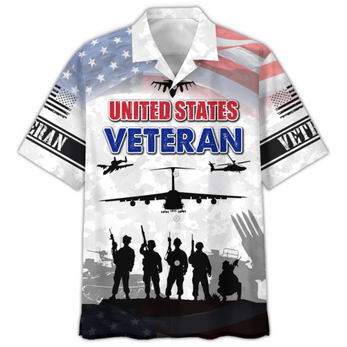 VETERAN UXVET28-AM Premium Hawaiian Shirt