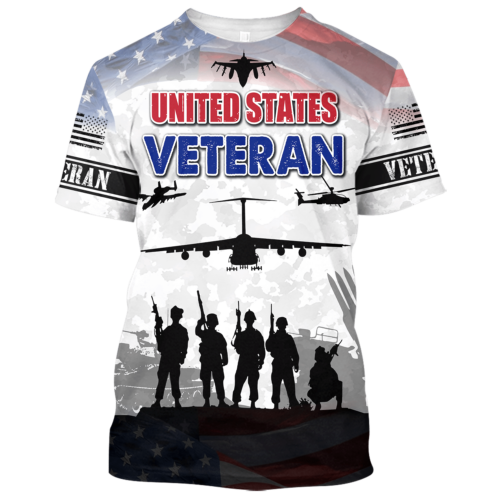 New Release U.S. Air Force Veterans Premium T-Shirt All Over Prints Gift Loves HBLVTR030424A01AF