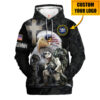 VETERAN HBLVTR62 Premium Microfleece Hoodie