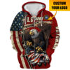 VETERAN HBLVTR47 Premium Microfleece Zip Hoodie