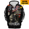 VETERAN HBLVTR60 Premium Microfleece Zip Hoodie