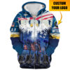 VETERAN NV-VTR61 Premium Microfleece Zip Hoodie
