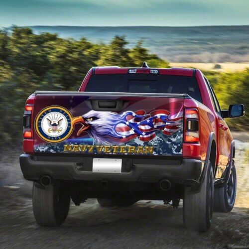 United States Navy Veteran Truck Tailgate Decal Sticker Wrap Car Accessories