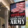 Veteran Flag - The eagle protects the house