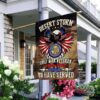 May We Never Forget Freedom Isnt Free Combat Boot Veteran US Veteran Flag