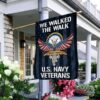 Because Of The Brave Eagle And Soldiers Dog Tag Brother Veteran Flag