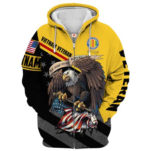 VETERAN UXVET16-VN Premium Microfleece Zip Hoodie