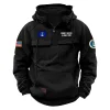 New Release! Personalized Gift U.S. Marine Corps Tactical Quarter Zip Hoodie BLVTR240524A01MC
