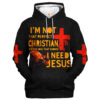 GOD HBL-G-17 Premium Microfleece Hoodie