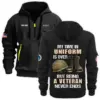 New Release Personalized Name U.S. Air Force Veteran Hoodie Half Zipper HBLVTR090424A01AF