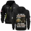 New Release Personalized Name U.S. Army Veteran Hoodie Half Zipper HBLVTR090424A02AM