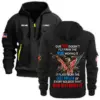 New Release Personalized Name U.S. Air Force Veteran Hoodie Half Zipper HBLVTR090424A02AF