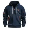 New Release U.S. Coast Guard Fashion Hoodie Half Zipper BLVTR020524A01CG1