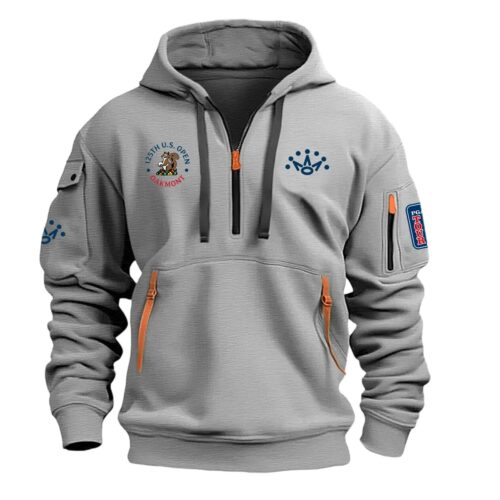 Fashion Hoodie Half Zipper UXGLBR41