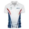 Collab Release Red White Blue Rolex Masters Tournament Vneck Polo Shirt All Over Prints  BLMT220724A1ROXZVPL