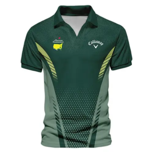 Collab Release Green Mix Callaway Masters Tournament Vneck Polo Shirt All Over Prints  BLMT220724A4CLwZVPL