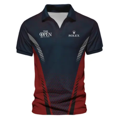 Special Release Dark Blue Red Rolex Masters Tournament Vneck Polo Shirt All Over Prints  BLTOP090724A2ROXZVPL