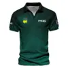 Masters Tournament Dark Green Gradient Golf Sport Nike Vneck Polo Shirt Style Classic Polo Shirt For Men