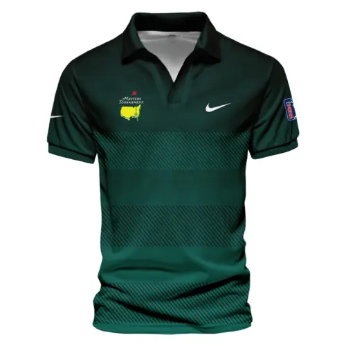 Update Logo 2025 PGA Championship Nike Blue Gradient Abstract Stripes  Vneck Polo Shirt Style Classic Polo Shirt For Men